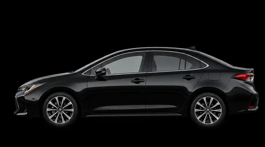 Toyota Corolla oder ähnlich: Seitenansicht, illustrative Darstellung